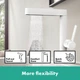 Cмеситель для умывальника однорычажный HANSGROHE Finoris белый латунь с донным клапаном 76063700 - изображение 4