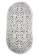 Натуральний килим Sanat ACOUSTIC 0.8х1.5 м. овал Schenille Grey L198a - зображення 2
