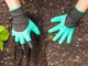 Перчатки садовые с когтями Garden Gloves для сада и огорода (375 V) - изображение 5