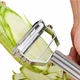 Овочечистка ніж-економка KitchenWare 3в1 на два леза поперечна 18.5 см - зображення 9