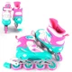 Детские раздвижные ролики Best Roller 60048-S, размер 28-32, колеса PVC, Бирюзовые - изображение 1