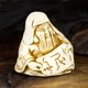 Статуэтка Нэцкэ Дзюродзин со свитком Netsuke Гипс 3.2x3x2.3 см Бежевый (00678) - изображение 2