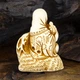 Статуэтка Нэцкэ Дзюродзин на олене Netsuke Гипс 4.3x3.4x2.2 см Бежевый (00677) - изображение 2