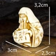 Статуэтка Нэцкэ Дзюродзин со свитком Netsuke Гипс 3.2x3x2.3 см Бежевый (00678) - изображение 4