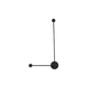 Бра Zambelis 17021 D: 34 H:57 L:4 2x3W LED, 4000K, Material: Metal-Acrylic Available Color: Black Matt - изображение 1