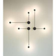 Бра Zambelis 17021 D: 34 H:57 L:4 2x3W LED, 4000K, Material: Metal-Acrylic Available Color: Black Matt - изображение 2