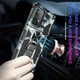 Чехол Military Shield для Samsung Galaxy A52 / A525 бампер противоударный с подставкой Turquoise - изображение 3