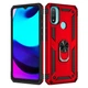 Чехол Shield для Motorola Moto E20 / E40 противоударный Бампер с подставкой Red - изображение 9