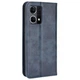 Чехол-книжка Deexe Retro Style для OPPO Reno 7 - Blue - изображение 3