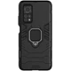 Чехол с подставкой Deexe Hybrid Case для Xiaomi Mi 10T / Mi 10T Pro - Black - изображение 1