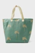 Женская зеленая сумка Paradise Palm Embroi Accessorize OS 390035 - изображение 1