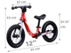 Велобег RoyalBaby Knight Air 12" ALU Red RO0130 CZ - изображение 10