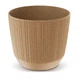 Горшок для цветов Prosperplast Ryfo ECO Wood 12.6х12.6х11см круглый бежевый (82616-4665) - изображение 1