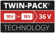 Аккумулятор для инструмента Einhell PXC-Twincharger Kit 18 В Li-Ion 4 Ач 2 шт + Зарядное устройство для инструмента (4512112) - изображение 4