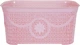 Корзина для хранения Asude Plastik 20 л Розовая (ASD161-рож) - изображение 2