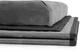 Пуф для хранения MBM HOME велюровый 38х38х38 см Серый (TH-05 GRAY) - изображение 6