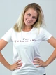 Футболка женская Sol's Pioneer Women I'Am Ukrainian 03579102/138 L Белая (3609374915209) - изображение 2