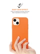 Силіконовий чохол для Apple iPhone 13, ICON2 Case, Помаранчевий, протиударний, панель, захист всього корпусу, матова поверхня Soft Touch, виступає над дисплеєм, сумісний із захисними склом і плівками, з мікрофіброю, ArmorStandart (ARM60479) - зображення 8