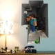 Интерьерная виниловая 3D наклейка на стену Майнкрафт - Minecraft 70-50 см в детскую ( Декор Комнаты Обои Супер Герой ) - изображение 4