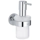 Дозатор для рідкого мила GROHE Essentials настінний на 160мл скляний хром 40448001 - зображення 1