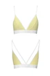 Спортивный топ с двойными бретелями Passion PS007 TOP yellow, size L - изображение 4