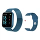Смарт-годинник Smart Watch T80S з двома браслетами синій - зображення 1