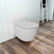 Унитаз подвесной DiMarco Dama di Venezia 36,3х51х40 см с сидением Slim Soft Close (DM2I001WH) - изображение 4