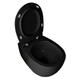 Унитаз подвесной DiMarco Dama di Venezia 36,3х51х40 см с сидением Slim Soft Close Black (DM2I001MB) - изображение 3