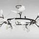 Люстра подвесная Light House LS-18076-48 BK+CL черная плафон прозрачный - изображение 2