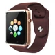 Смарт-часы Smart Watch A1 умные электронные со слотом под sim-карту + карту памяти micro-sd. Цвет: золотой - изображение 2