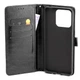 Чехол Idewei для Xiaomi Redmi 10C книжка кожа PU с визитницей черный - изображение 4
