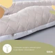 Подушка IDEIA 87070 140х75х20 Мікрофібра Сірий 2 (шт) - изображение 5