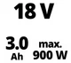 Аккумулятор Einhell PXC Plus 18 В Li-Ion 3 Ач (4511501) - изображение 2