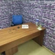 Декоративна 3D панель самоклейка під цеглу фіолетовий Катеринославський 700х770х5мм (041) - изображение 3