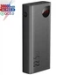 Павербанк 20000 mAh 22.5W Power Bank Baseus Adaman Портативный Аккумулятор Внешний Аккумулятор повербанк с быстрой зарядкой QC3.0+PD3.0 (PPAD000101) Черный - изображение 1