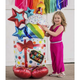 Фольгована Кулька Кекс З Подарунком Happy Birthday 100x58см (39") - зображення 1