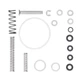 Набор ремонтный к краскопультам HVLP BLACK M-DIAMOND (PT-0163, PT-0164, PT-0168) STORM INTERTOOL PT-2600 - изображение 1