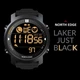 Чоловічий тактичний годинник North Edge Laker Black 5 BAR фітнес-трекер пульсометр - изображение 2