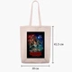Эко сумка Очень странные дела (Stranger Things) (9227-3840-WTD) бежевая з широким дном - изображение 5