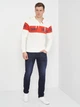 Худі Худі GANT Chest Stripe 2047051 Eggshell M - изображение 3