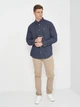 Сорочка GANT Micro Cirkle Print 3011630 Classic Blue M - изображение 4