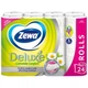 Туалетний папір Zewa Deluxe Ромашка 3 шари 24 рулони (7322541171722) - зображення 1