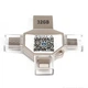 Флэш-накопитель Top Hit 4 в 1 USB 2.0 / Type-C / Micro USB / Lightning M+ FDT32 (as1004) - изображение 1