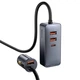 Автомобильное зарядное устройство Baseus Share Together PPS (3xUSB + Type-C, 120W, 1.5m) - Серый - изображение 3
