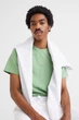 Футболка H&M Essentials №7 Regular Fit M зелений 0685816138 - зображення 3
