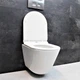 Унитаз DUSEL TERI подвесной DWHT10202330R с сиденьем Slim Soft-Close - изображение 5