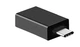 Адаптер USB Type-C - USB 3.0 Type-A OTG Noname чорний - зображення 1