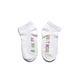 Носки короткие белые с принтом Don`t worry, Be happy бесшовные ORGANIC cotton JILL ANTONY 38-40 арт. 31004 - изображение 2