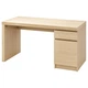 Письмовий стіл IKEA MALM 140х65 см дуб (203.598.23) - изображение 1
