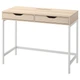 Письмовий стіл IKEA ALEX 100х48 см біла морилка/імітація дуба (504.735.58) - изображение 1